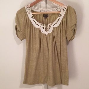 Anthropologie Fei short sleeve Top Small